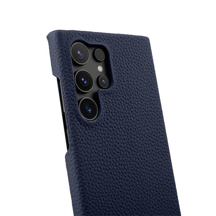 Кожаный чехол MELKCO Leather Case для Samsung Galaxy S25 Ultra (S938) - Dark Blue: фото 4 из 4