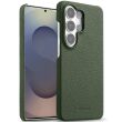 Шкіряний чохол MELKCO Leather Case для Samsung Galaxy S26 Ultra (S948) - Dark Green (406202DG)