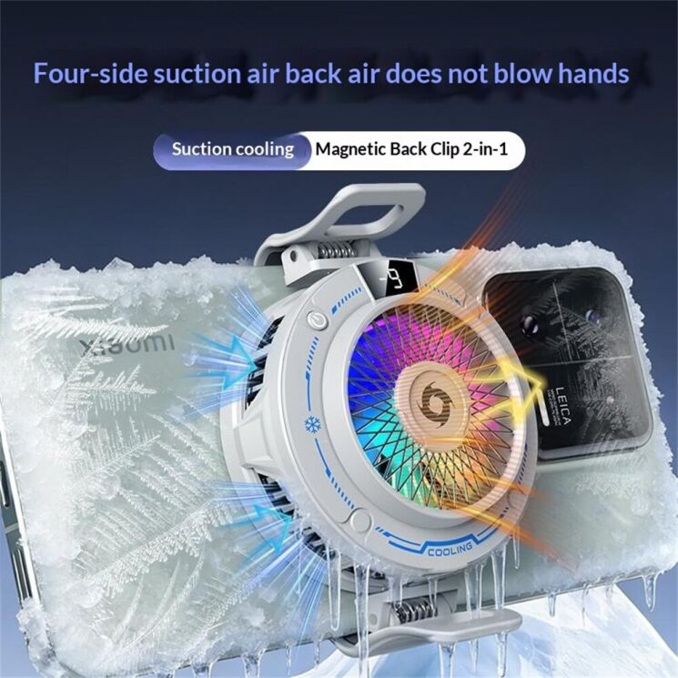 Кулер-вентилятор для смартфона Reframe K38 Magnetic Cooler - Black: фото 7 из 10