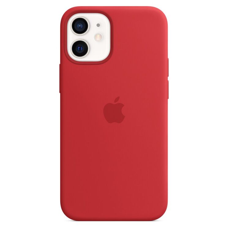 Оригінальний чохол MagSafe Silicone Case для Apple iPhone 12 mini (MHKW3ZE/A) - (PRODUCT) RED: фото 4 з 6