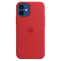 Оригінальний чохол MagSafe Silicone Case для Apple iPhone 12 mini (MHKW3ZE/A) - (PRODUCT) RED: фото 1 з 6