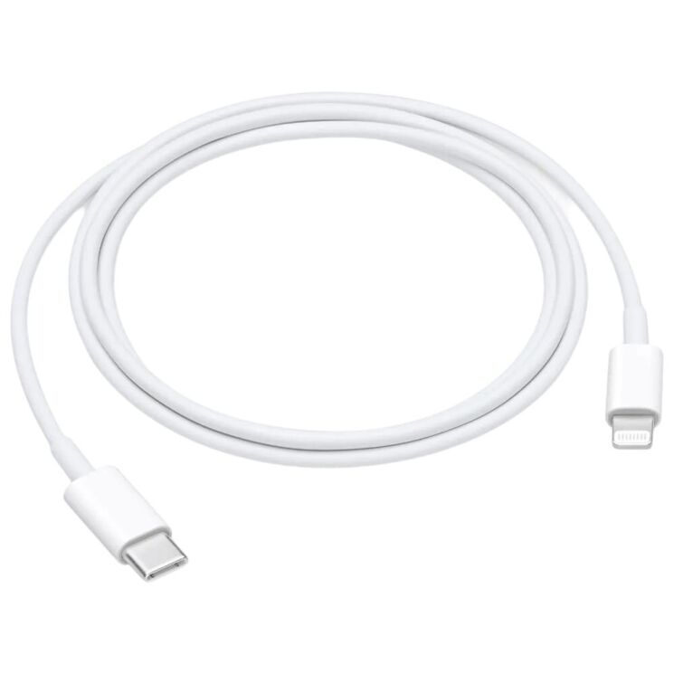 Оригінальний кабель Apple Type-C to Lightning (1m) MUQ93ZM/A - White: фото 1 з 4