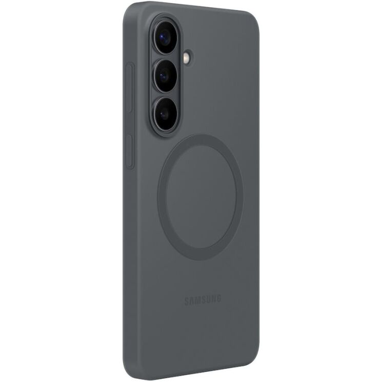 Оригинальный силиконовый чехол Silicone Magnet для Samsung Galaxy S26 Plus (S947) EF-ES947CBEGWW - Black: фото 2 из 2