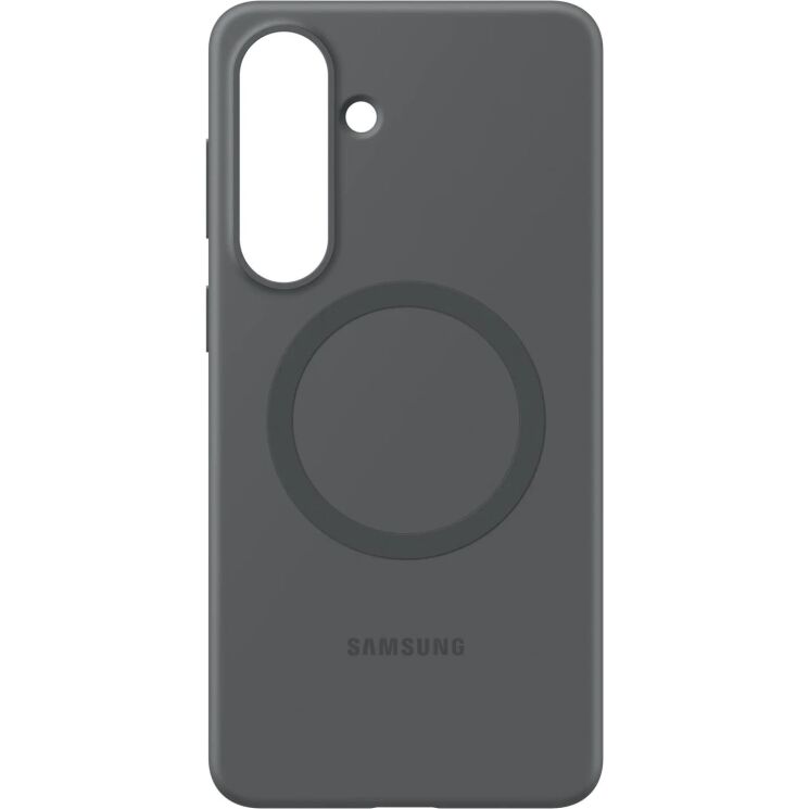 Оригинальный силиконовый чехол Silicone Magnet для Samsung Galaxy S26 Plus (S947) EF-ES947CBEGWW - Black: фото 4 из 5