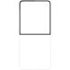 Оригинальный защитный чехол Clear Case (FF) для Samsung Galaxy Flip 8 (EF-QF776CTEGUA) - Transparency (423541T). Фото 5 из 5