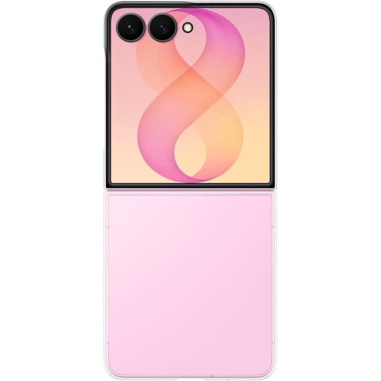 Оригинальный защитный чехол Clear Case (FF) для Samsung Galaxy Flip 8 (EF-QF776CTEGUA) - Transparency: фото 2 из 5