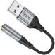 Переходник Hoco LS36 Fresh Digital USB to 3.5mm - Black (896328B). Фото 3 из 9
