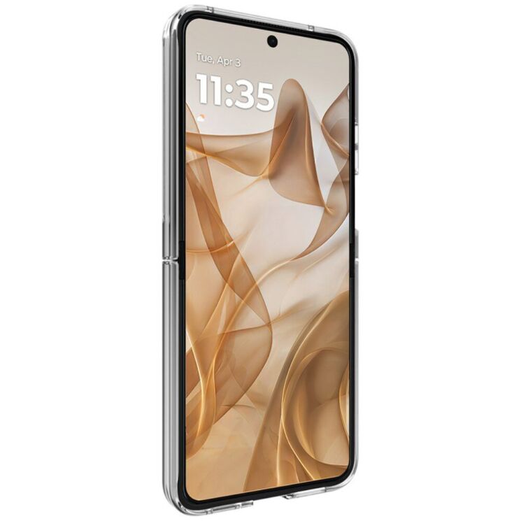 Пластиковый чехол IMAK Crystal II Pro для Motorola Razr 50 - Transparent: фото 3 из 11