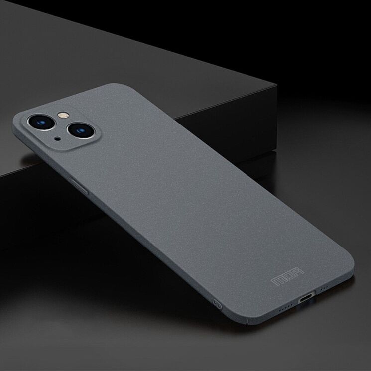 Пластиковый чехол MOFI Matte Series для Apple iPhone 13 - Grey: фото 2 из 7