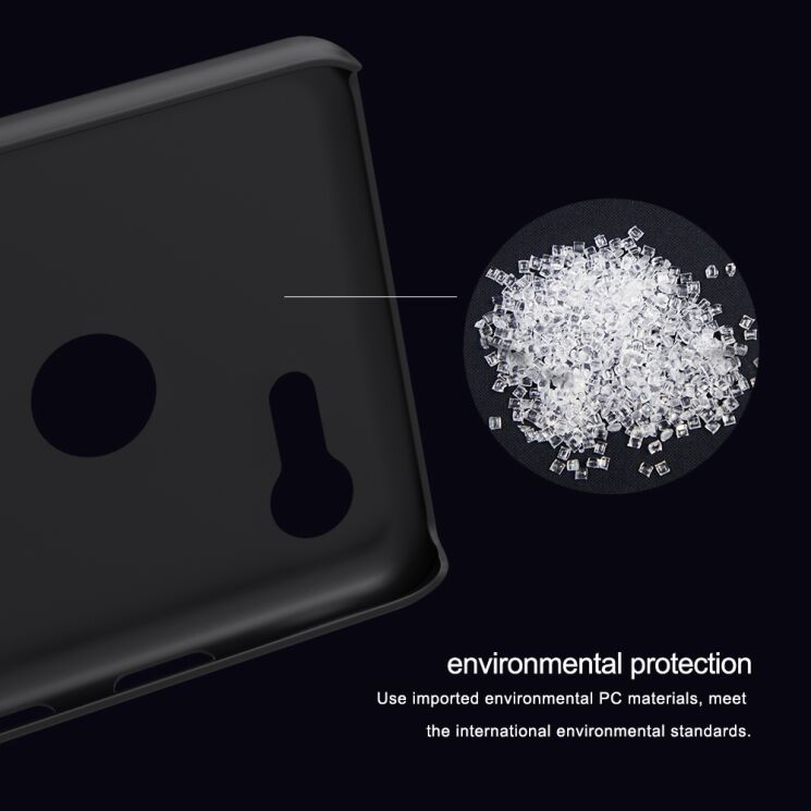 Пластиковый чехол NILLKIN Frosted Shield для Google Pixel 3 - Gold: фото 5 из 12
