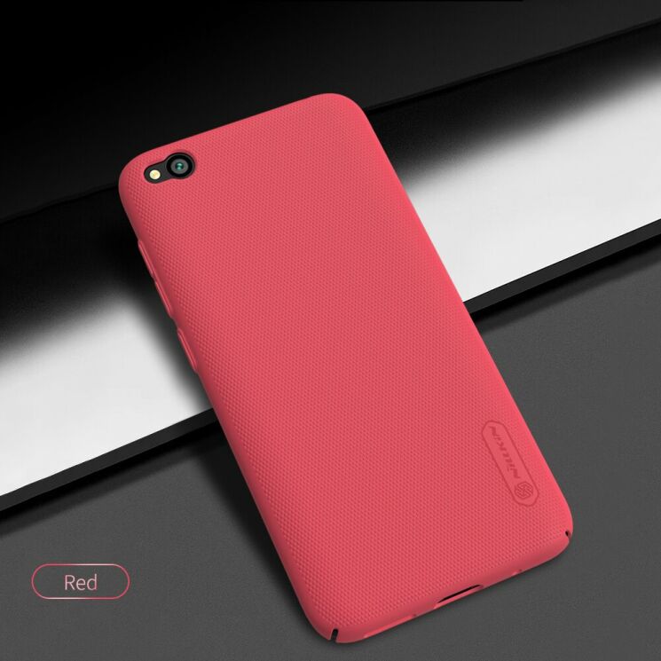 Пластиковый чехол NILLKIN Frosted Shield для Xiaomi Redmi Go - Red: фото 3 из 16