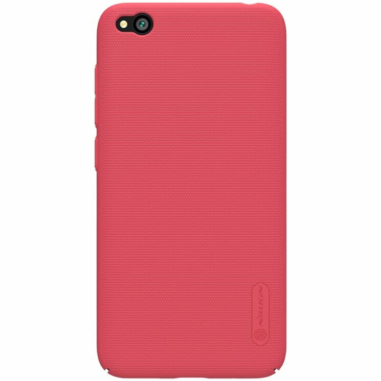Пластиковый чехол NILLKIN Frosted Shield для Xiaomi Redmi Go - Red: фото 1 из 16