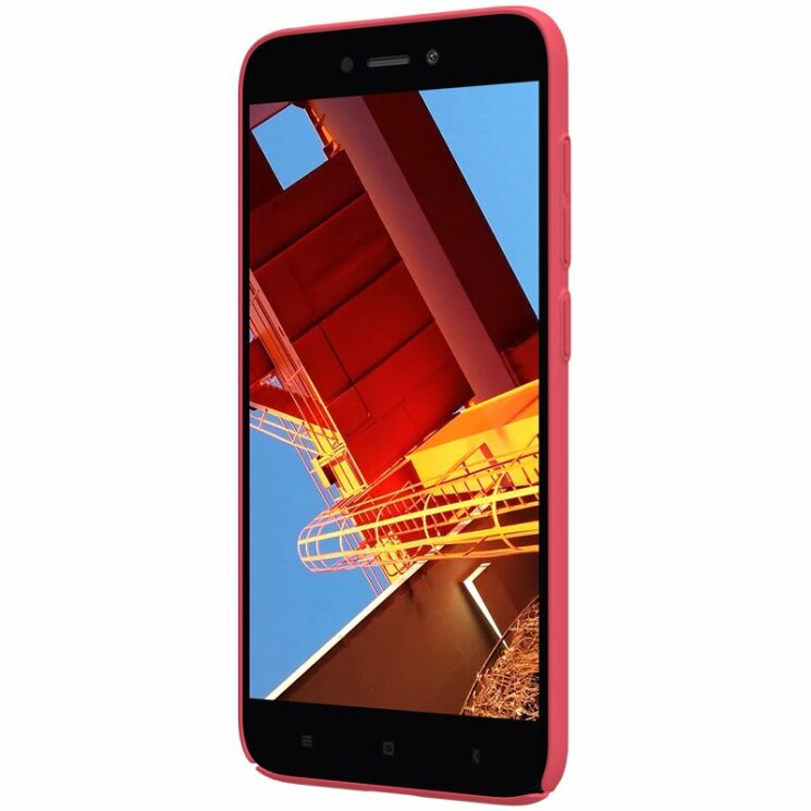 Пластиковый чехол NILLKIN Frosted Shield для Xiaomi Redmi Go - Red: фото 2 из 16