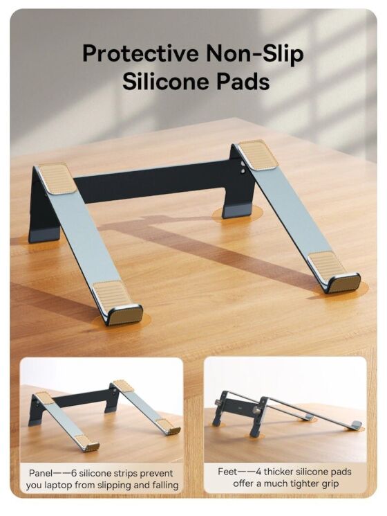 Подставка для ноутбука Baseus UltraStable (B10053100811-00) - Space Grey: фото 20 из 24