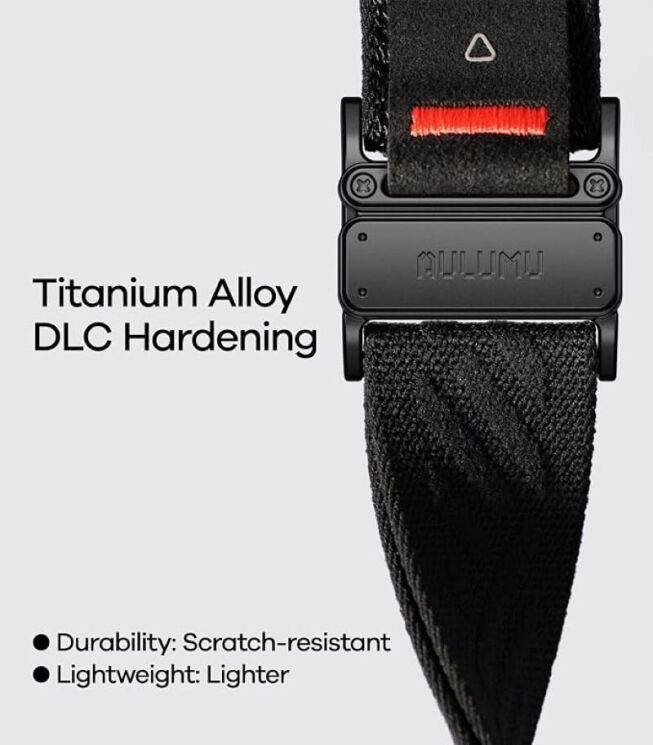 Ремінець AULUMU C03 Titanium Mag Buckle Quick-Release Band для Apple Watch 46 / 45 / 44 / SE 44 / 42 (Series 1-3) / Ultra (Gen 1-4) - Silver / Black (398001BS) Ремінець AULUMU C03 Titanium Mag Buckle Quick-Release Band для Apple Watch 46 / 45 / 44 / SE 44 / 42 (Series 1-3) / Ultra (Gen 1-4) - Silver / Black: фото 7 з 12