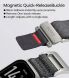 Ремінець AULUMU C03 Titanium Mag Buckle Quick-Release Band для Apple Watch 46 / 45 / 44 / SE 44 / 42 (Series 1-3) / Ultra (Gen 1-4) - Silver / Black (398001BS). Фото 6 з 12