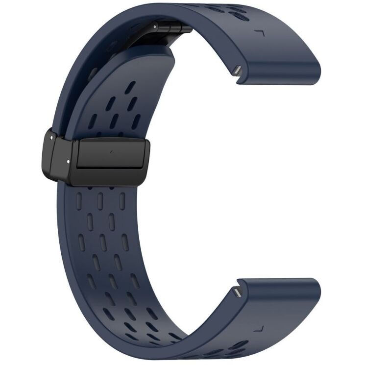 Ремешок Deexe Astra Strap для часов Garmin c креплением QuickFit 22mm - Midnight Blue: фото 2 из 6
