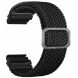 Ремінець Deexe Braided Strap для Huami Amazfit T-ReX Ultra - Black (327500B). Фото 1 з 4