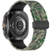Ремешок Deexe Camouflage Pattern для Samsung Galaxy Watch Ultra (47mm) - Army Green: фото 1 из 6