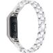 Ремешок Deexe Diamond для Xiaomi Mi Smart Band 8 / 9 - Silver (326019S). Фото 1 из 6