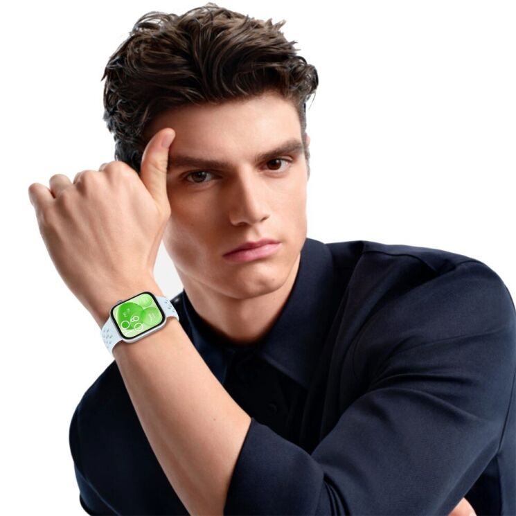 Ремешок Deexe Eclipse для Huawei Watch Fit 3 / Fit 4 - White: фото 5 из 5