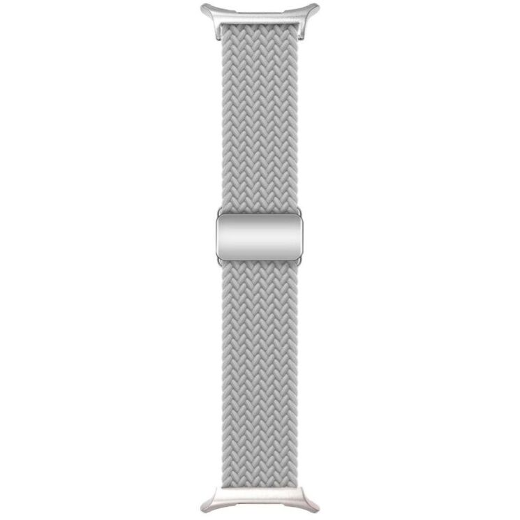 Ремешок Deexe Knitted Strap для Samsung Galaxy Watch Ultra (47mm) - Light Grey: фото 3 из 5