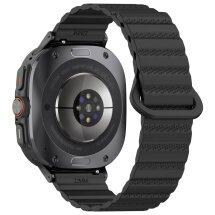 Ремешок Deexe Magnetic Strap для Samsung Galaxy Watch Ultra (47mm) - Black: фото 1 из 7