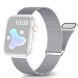 Ремешок Deexe Milanese Loop для Apple Watch 46 / 45 / 44 / SE 44 / 42 (Series 1-3) / Ultra / Ultra 2 - Silver (251875S). Фото 1 из 6