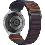 Ремінець Deexe Nylon Leather для годинників з шириною кріплення 22 мм - Indigo: фото 1 з 7