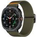 Ремешок Deexe Orbit Flex для Samsung Galaxy Watch Ultra (47mm) - Army Green (358028AG). Фото 2 из 5