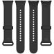 Ремешок Deexe Silicone Band для Xiaomi Mi Smart Band 9 Pro - Black (370312B). Фото 5 из 12