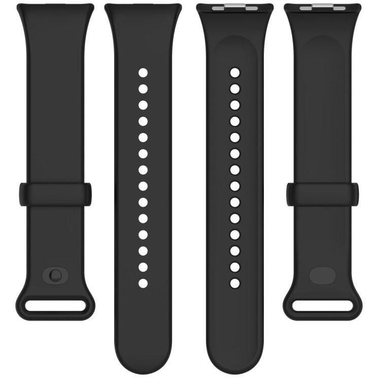 Ремешок Deexe Silicone Band для Xiaomi Mi Smart Band 9 Pro - Black: фото 5 из 12