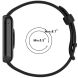 Ремешок Deexe Silicone Band для Xiaomi Mi Smart Band 9 Pro - Black (370312B). Фото 11 из 12