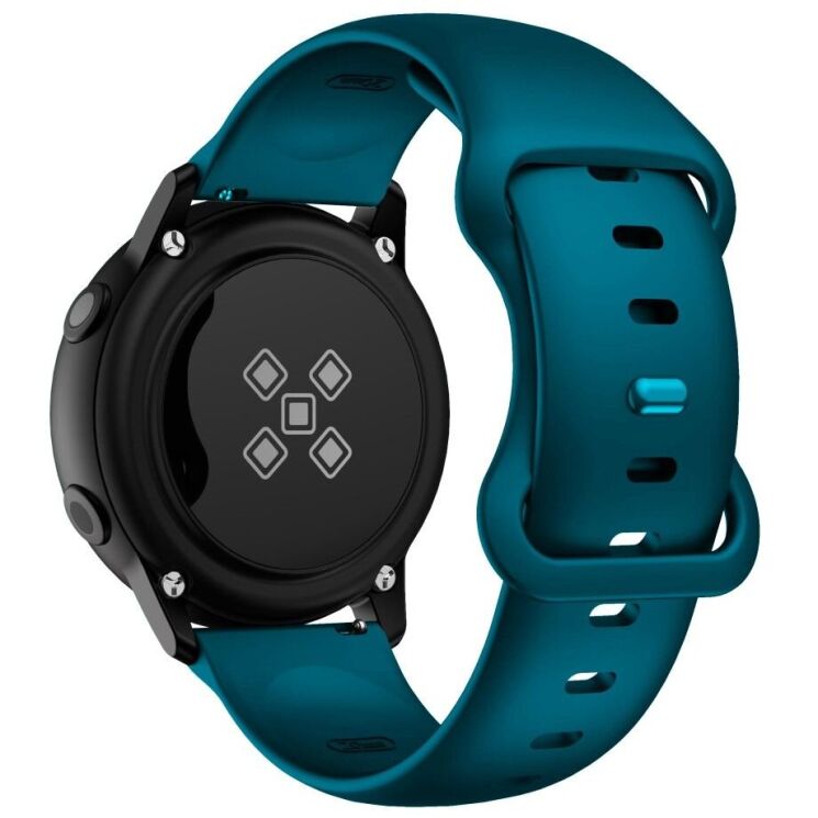 Ремешок Deexe Soft Silicone для Huawei Watch 3 / Watch 3 Pro - Dark Green: фото 1 из 6