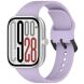 Ремешок Deexe Soft Silicone для Xiaomi Redmi Watch 4 / 5 / Mi Smart Band 8 Pro / Band 9 Pro - Purple (370309V). Фото 4 из 9