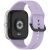 Ремешок Deexe Soft Silicone для Xiaomi Redmi Watch 4 / 5 / Mi Smart Band 8 Pro / Band 9 Pro - Purple: фото 1 из 9