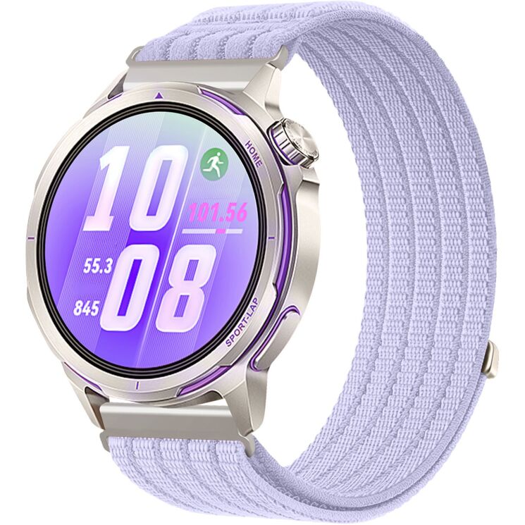 Ремінець Deexe Soft Weave для для годинників з шириною кріплення 18мм - Purple: фото 2 з 5