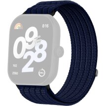 Ремешок Deexe Soft Weave для Xiaomi Redmi Watch 4 / Watch 5 / Watch 6 / Mi Smart Band 8 Pro / Band 9 Pro - Navy Blue: фото 1 из 5