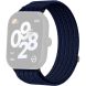 Ремешок Deexe Soft Weave для Xiaomi Redmi Watch 4 / Watch 5 / Watch 6 / Mi Smart Band 8 Pro / Band 9 Pro - Navy Blue (391405NB). Фото 1 из 5