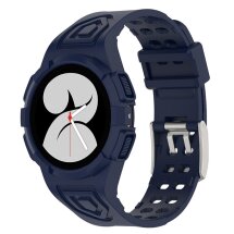 Ремінець Deexe Solid Color для Samsung Galaxy Watch 4 / 5 (44mm) - Deep Space Blue: фото 1 з 6