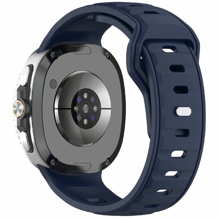 Ремінець Deexe Sport Band для Samsung Galaxy Watch 8 (40/44mm) / 8 Classic - Midnight Blue: фото 1 з 6