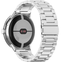 Ремешок Deexe Stainless Steel для Google Pixel Watch 3 (45mm) - Silver: фото 1 из 9