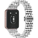 Ремешок Deexe Stainless Steel Strap для Samsung Galaxy Fit 3 - Silver: фото 1 из 2