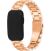 Ремінець Deexe Steel Strap для Garmin CIRQA - Rose Gold: фото 1 з 7