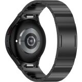 Ремінець Deexe Titanium Steel для Samsung Galaxy Watch 4 / 4 Classic / 5 / 5 Pro / 6 / 6 Classic / 7 / FE - Black (284644B)