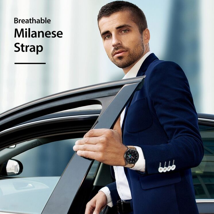 Ремешок DUX DUCIS Milanese Pro для часов с шириной крепления 22 мм - Gold (895552F) Ремешок DUX DUCIS Milanese Pro для часов с шириной крепления 22 мм - Gold: фото 5 из 9