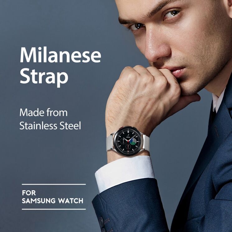 Ремешок DUX DUCIS Milanese Pro для часов с шириной крепления 22 мм - Gold (895552F) Ремешок DUX DUCIS Milanese Pro для часов с шириной крепления 22 мм - Gold: фото 8 из 9