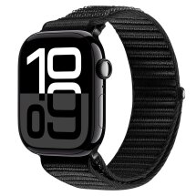 Ремінець DUX DUCIS YE Series для Apple Watch 46 / 45 / 44 / SE 44 / 42 (Series 1-3) / Ultra / Ultra 2 - Black: фото 1 з 11