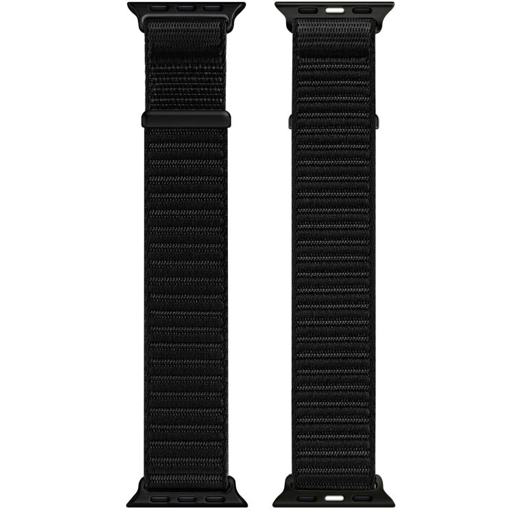 Ремінець DUX DUCIS YE Series для Apple Watch 46 / 45 / 44 / SE 44 / 42 (Series 1-3) / Ultra / Ultra 2 - Black: фото 3 з 11