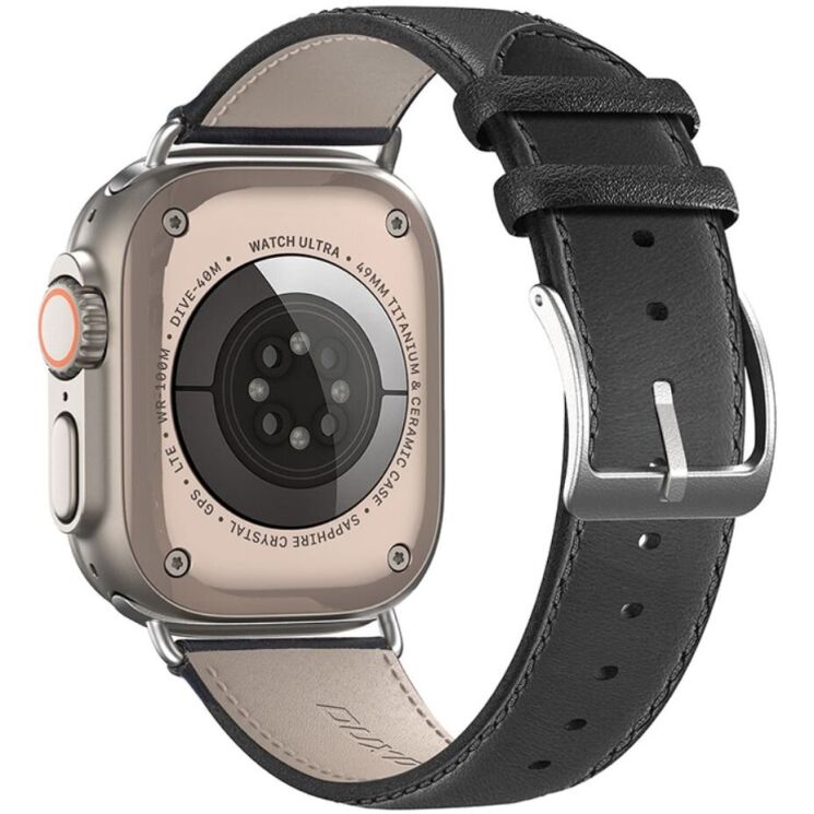 Ремешок DUX DUCIS YS Series для Apple Watch 42 (Series 10) / 41 / 40 / SE 40 / 38 - Black: фото 1 из 11